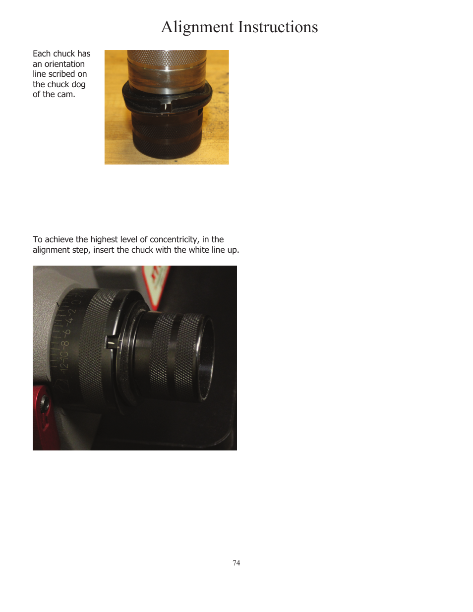 Alignment instructions | Darex XT-3000A User Manual | Page 76 / 90