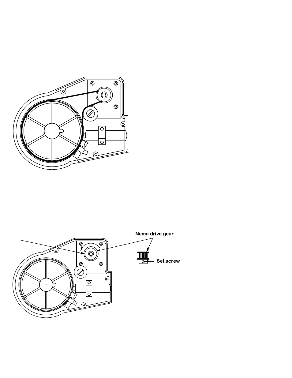 Removing and replacing the nema drive gear | Darex XPS-16 Operating Instructions User Manual | Page 103 / 128