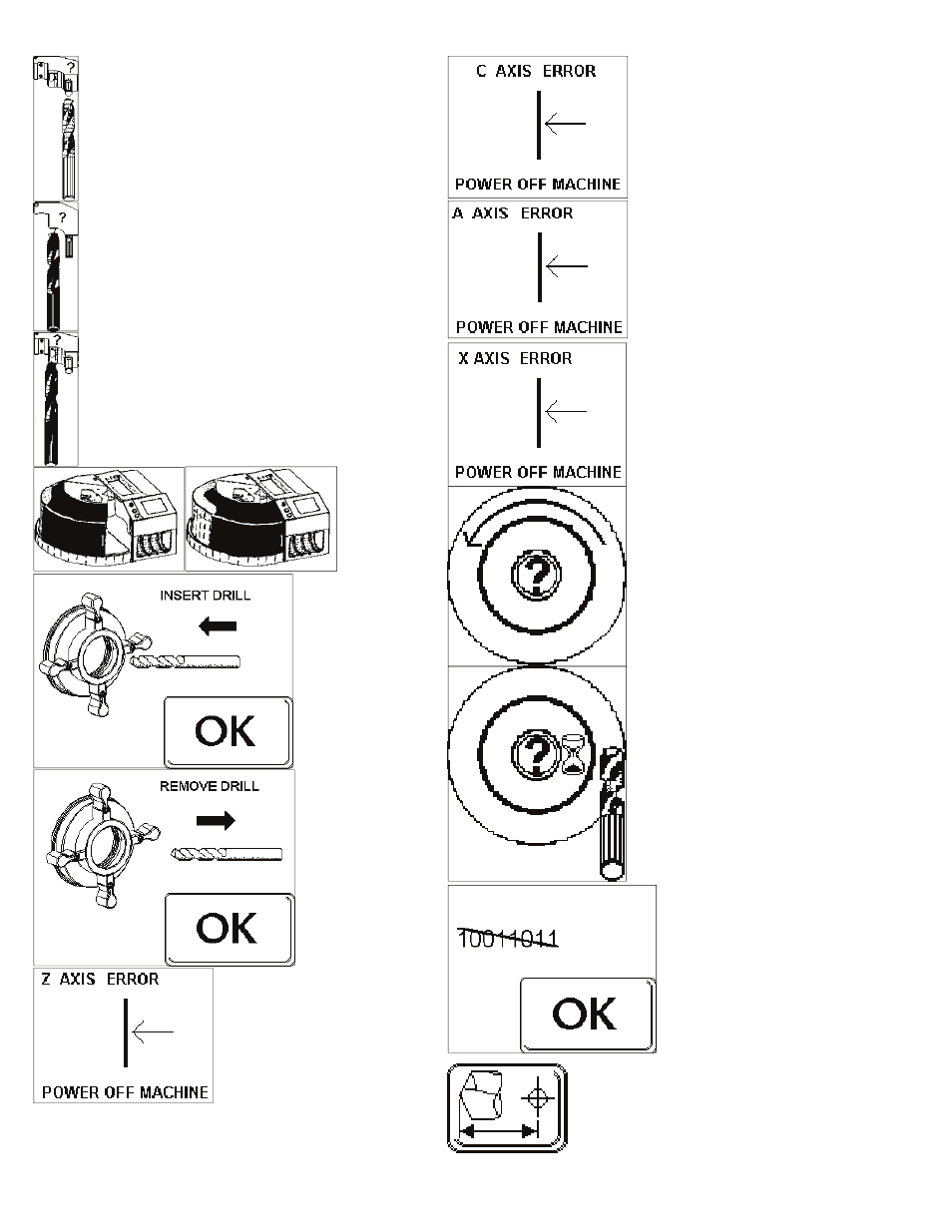 Touch screen icon reference | Darex XPS-16 Operating Instructions User Manual | Page 16 / 128