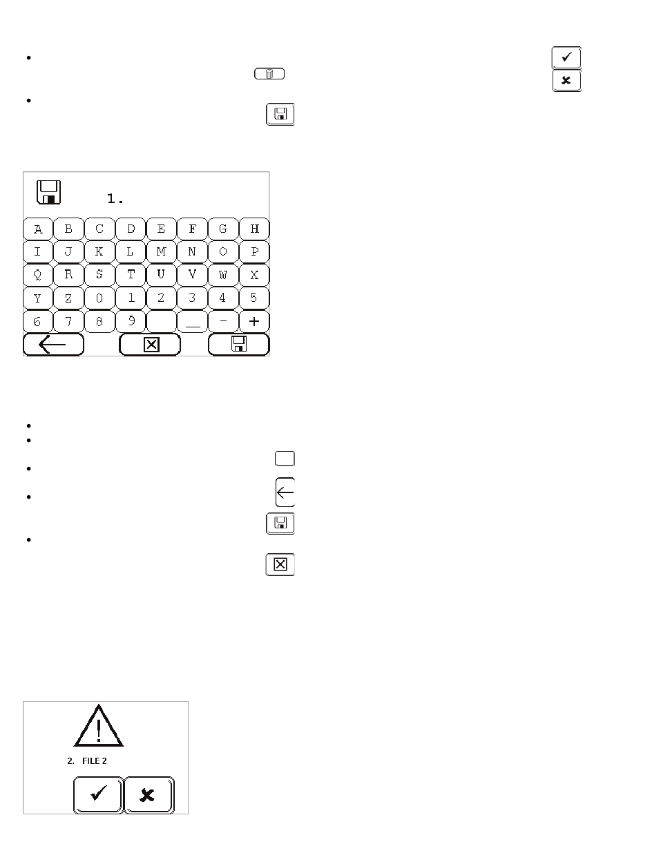 Lockable drill files, Touch screen details | Darex XPS-16 Operating Instructions User Manual | Page 24 / 128