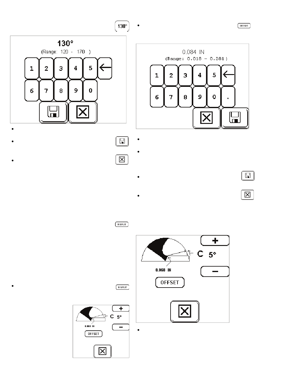 Touch screen details | Darex XPS-16 Operating Instructions User Manual | Page 30 / 128