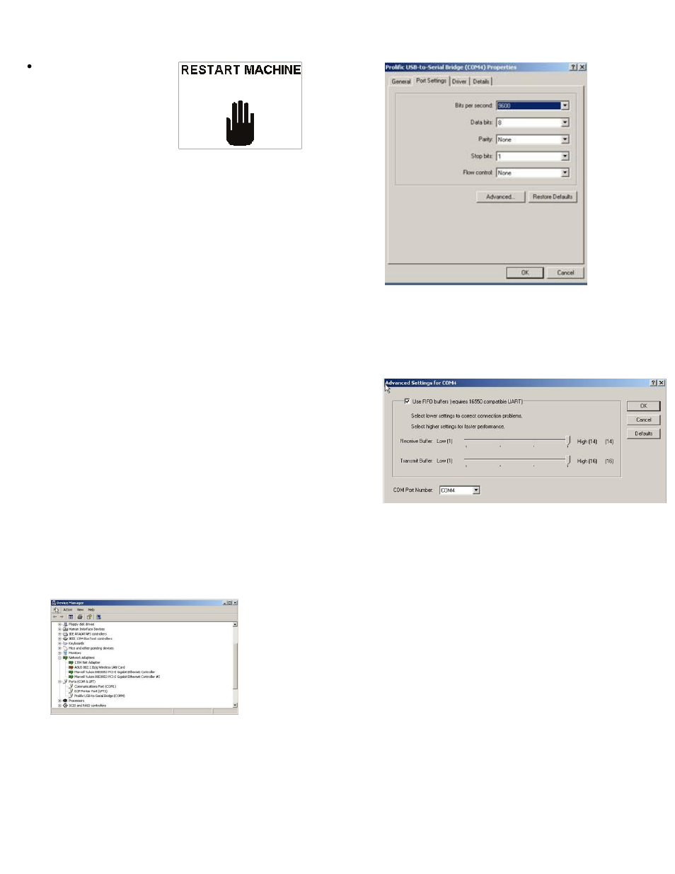 Download details, Usb communication port setup | Darex XPS-16 Operating Instructions User Manual | Page 42 / 128