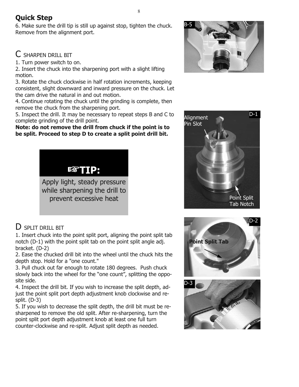 Darex V-390 User Manual | Page 8 / 20