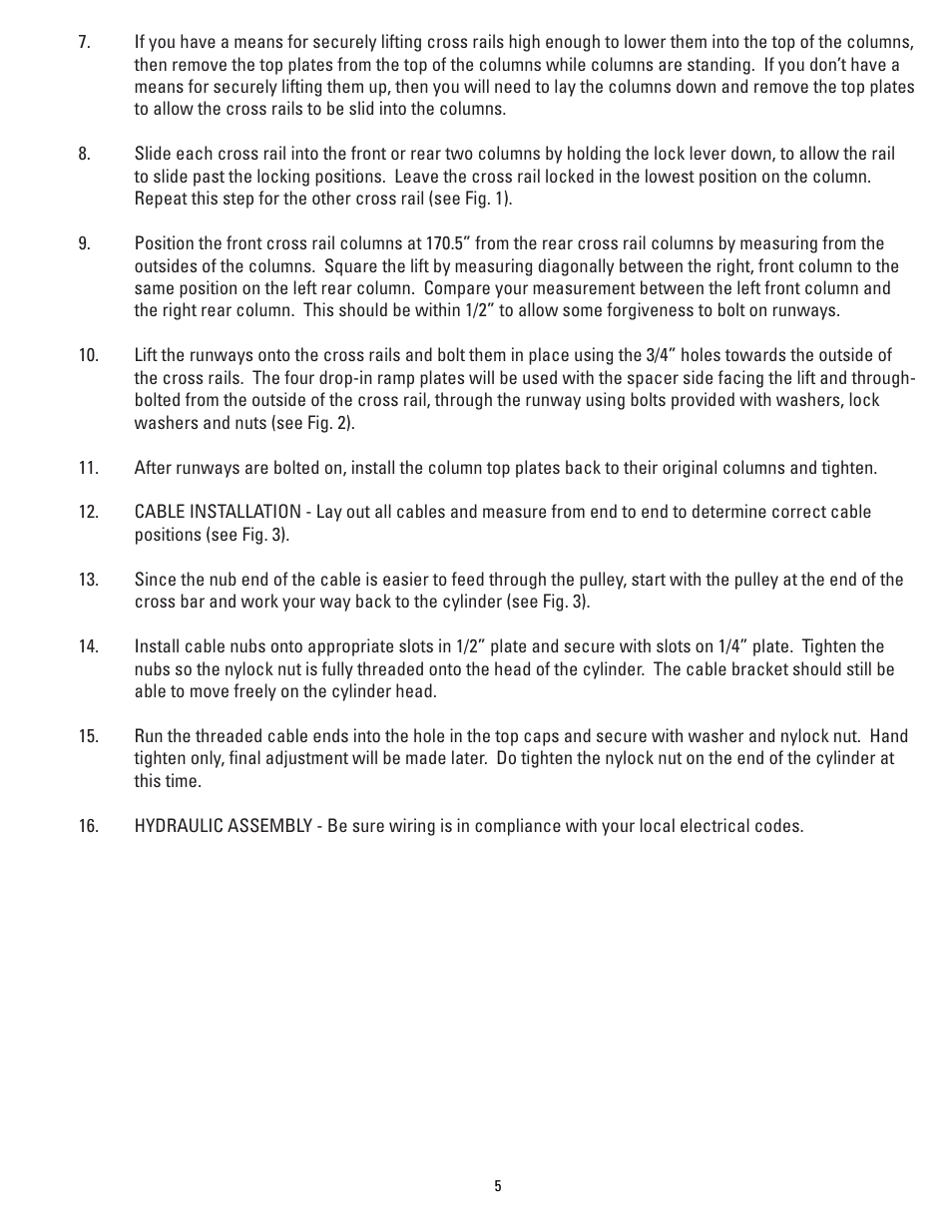 Direct Lift PP8S User Manual | Page 5 / 36