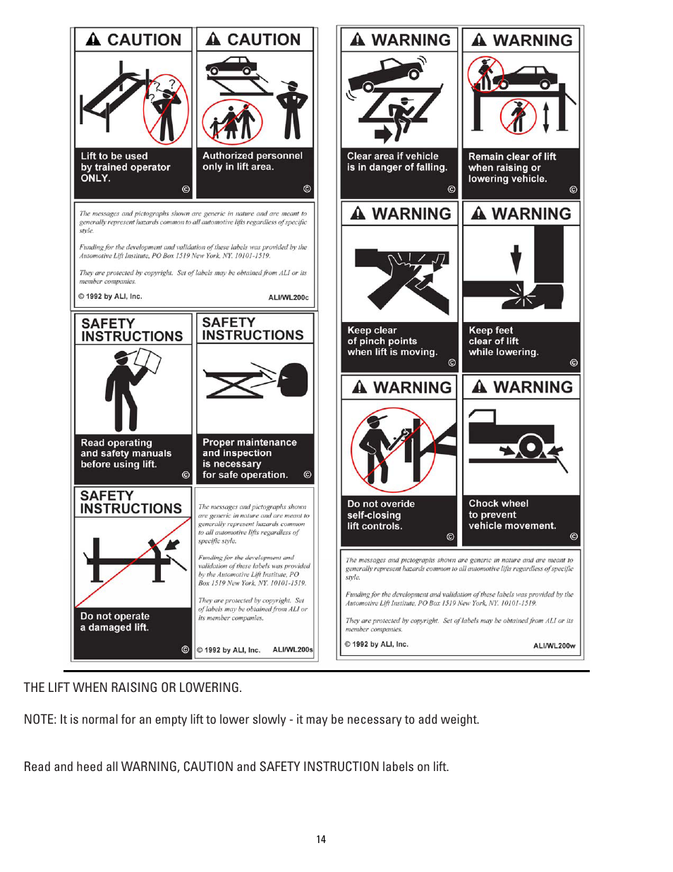 Direct Lift PP8 Plus Long User Manual | Page 14 / 32