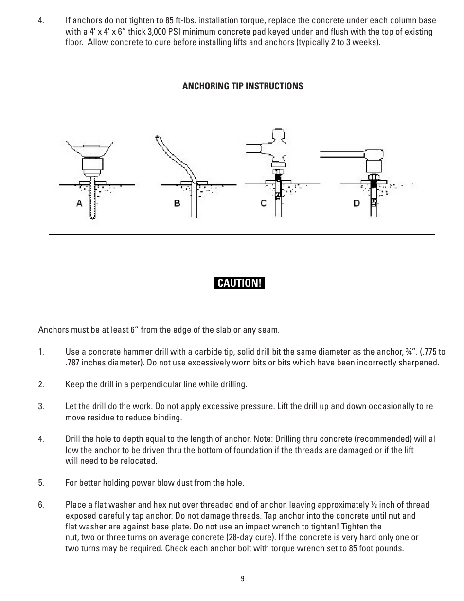 Direct Lift PP8 Plus Long User Manual | Page 9 / 32