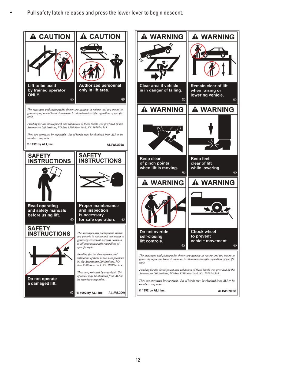Direct Lift PP9 Plus User Manual | Page 12 / 36