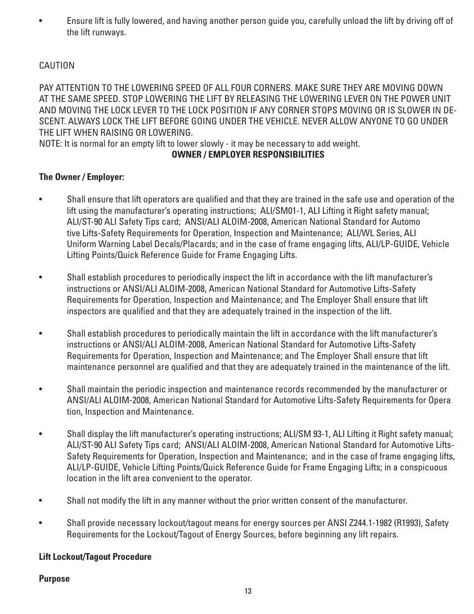 Direct Lift PP9 Plus User Manual | Page 13 / 36
