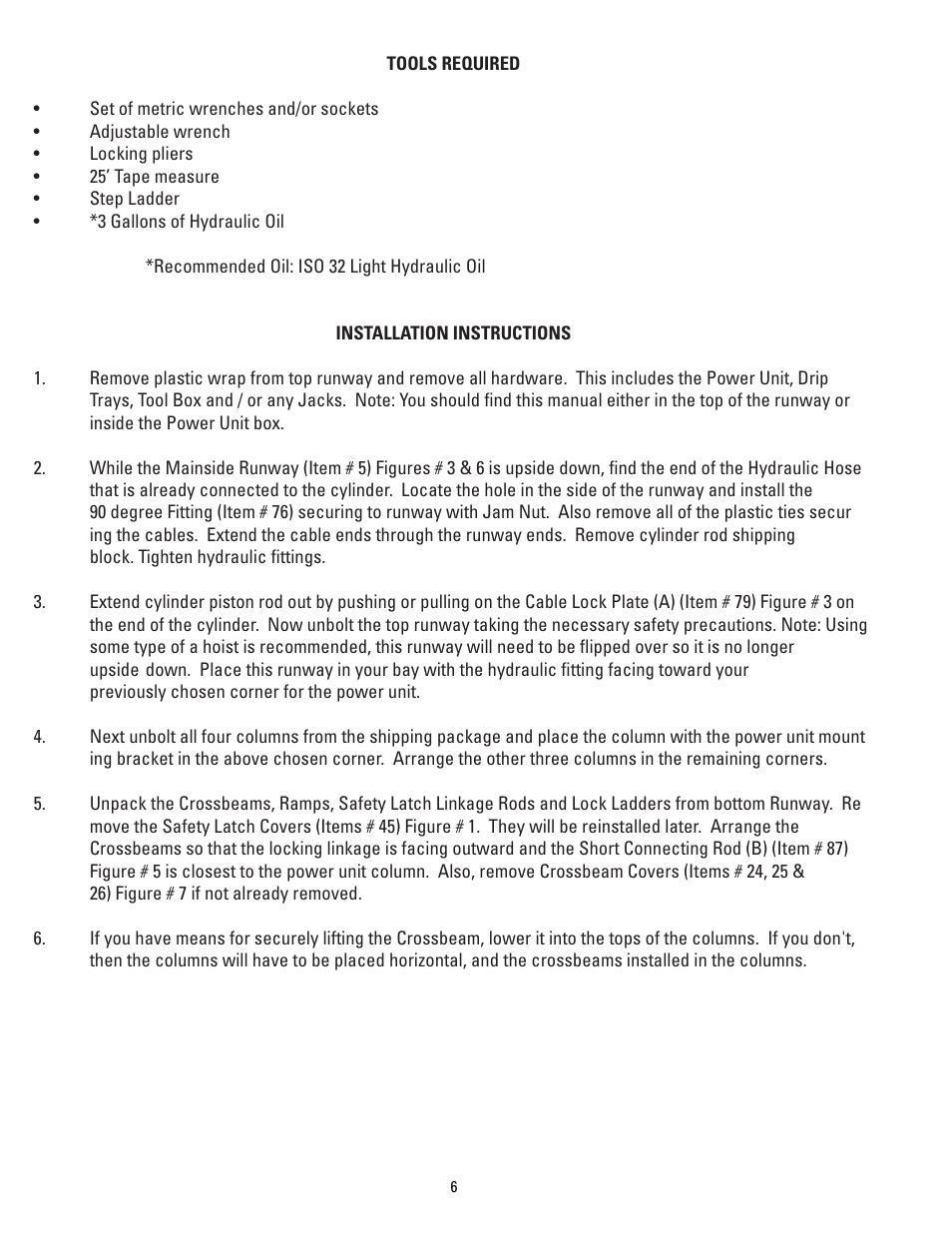 Direct Lift PP9 Plus User Manual | Page 6 / 36