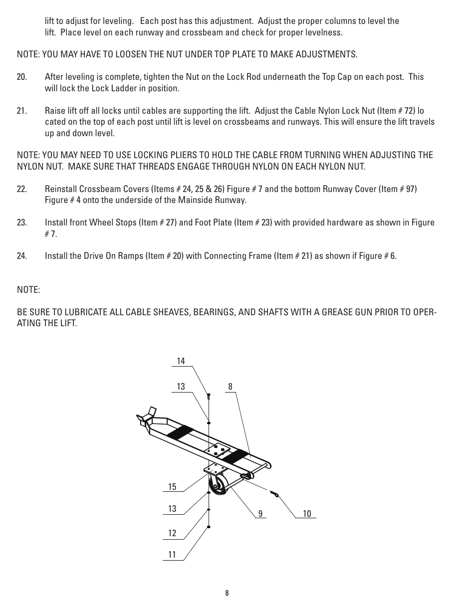 Direct Lift PP9 Plus User Manual | Page 8 / 36