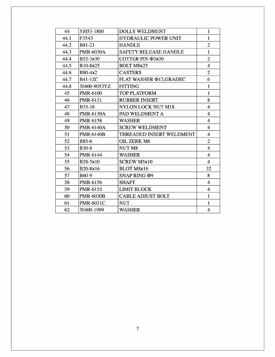 Direct Lift PRO-6MR User Manual | Page 10 / 13