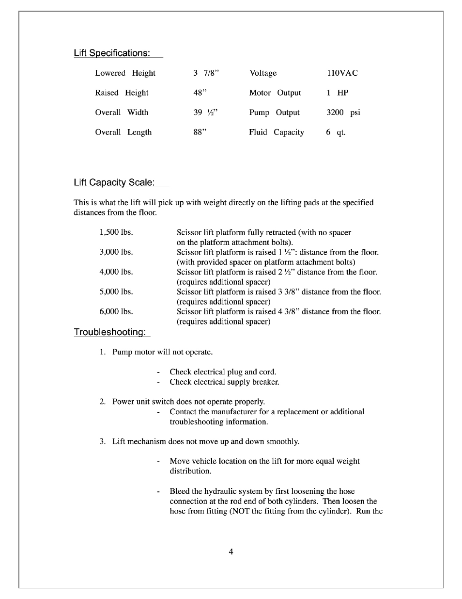 Direct Lift PRO-6MR User Manual | Page 7 / 13