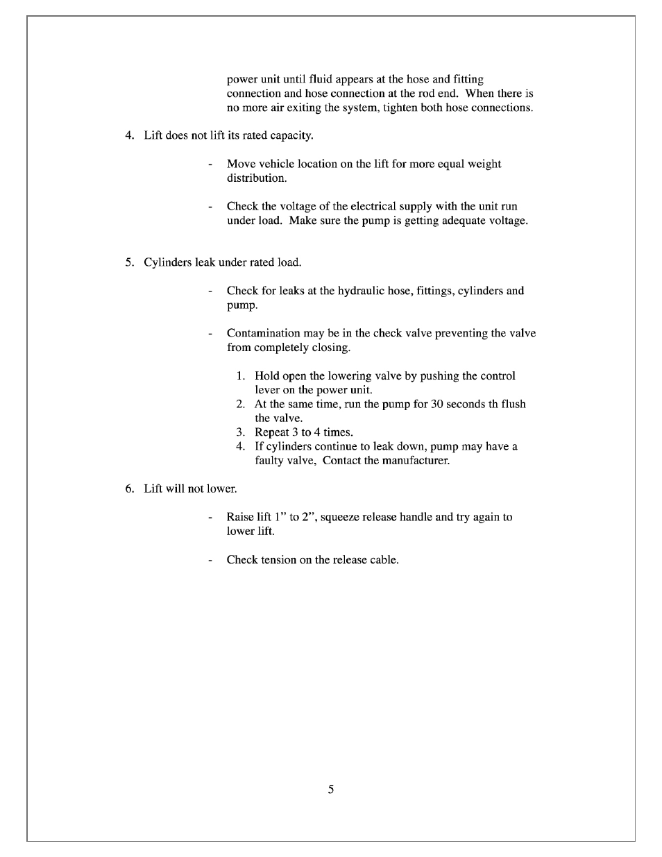 Direct Lift PRO-6MR User Manual | Page 8 / 13