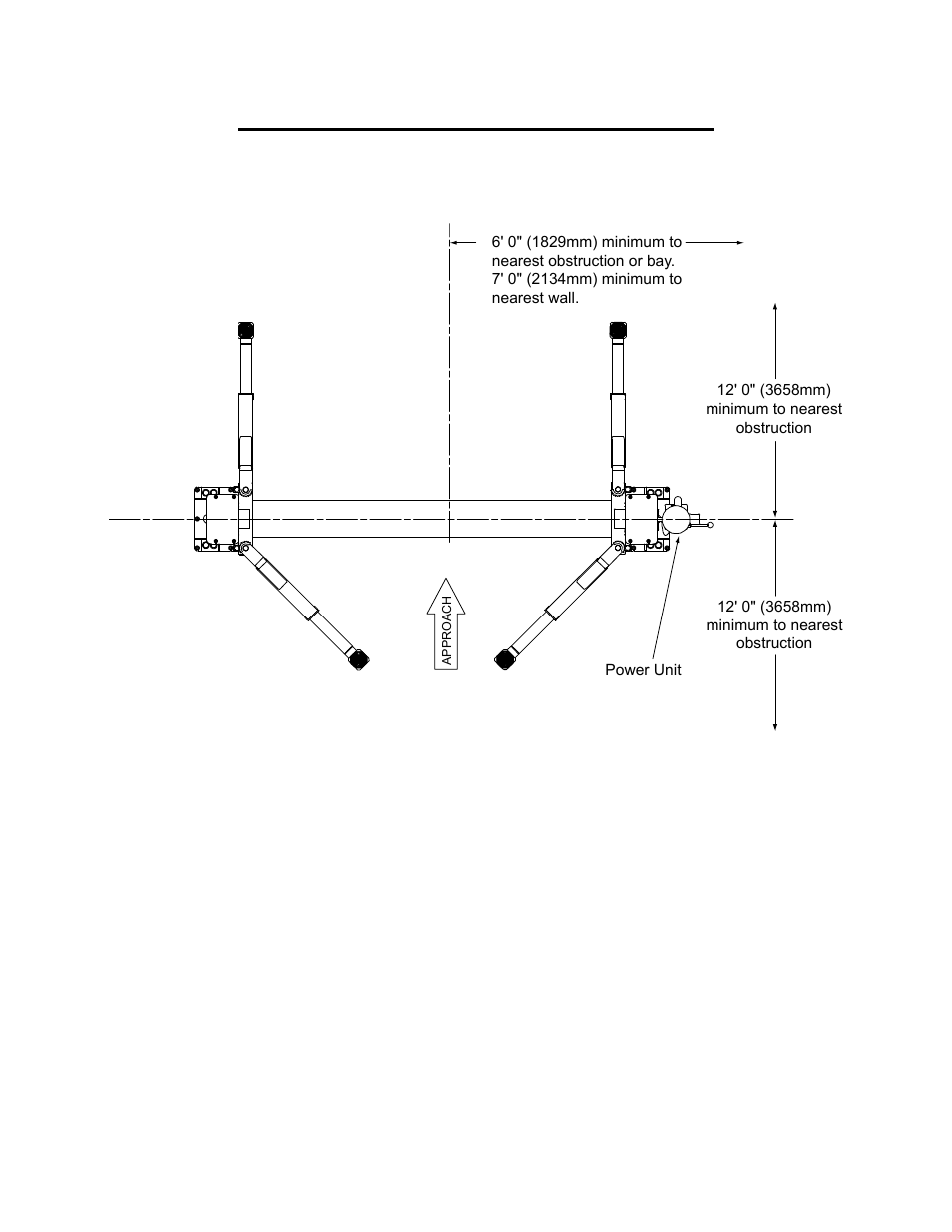 Lift area layout information, Symmetrical arm configuration) | Direct Lift Pro9F User Manual | Page 5 / 32