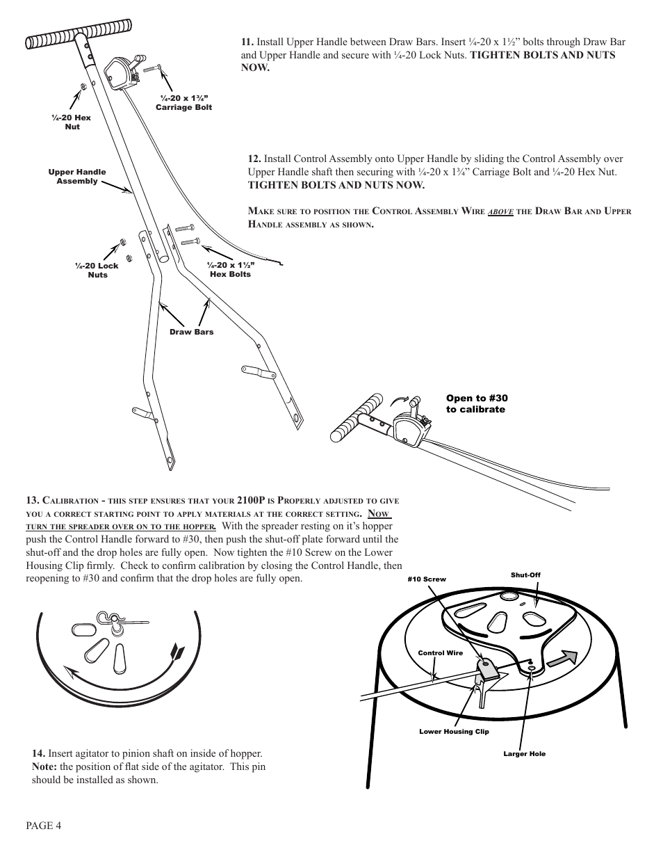 Earthway 2100P Estate Broadcast Spreader User Manual | Page 4 / 6