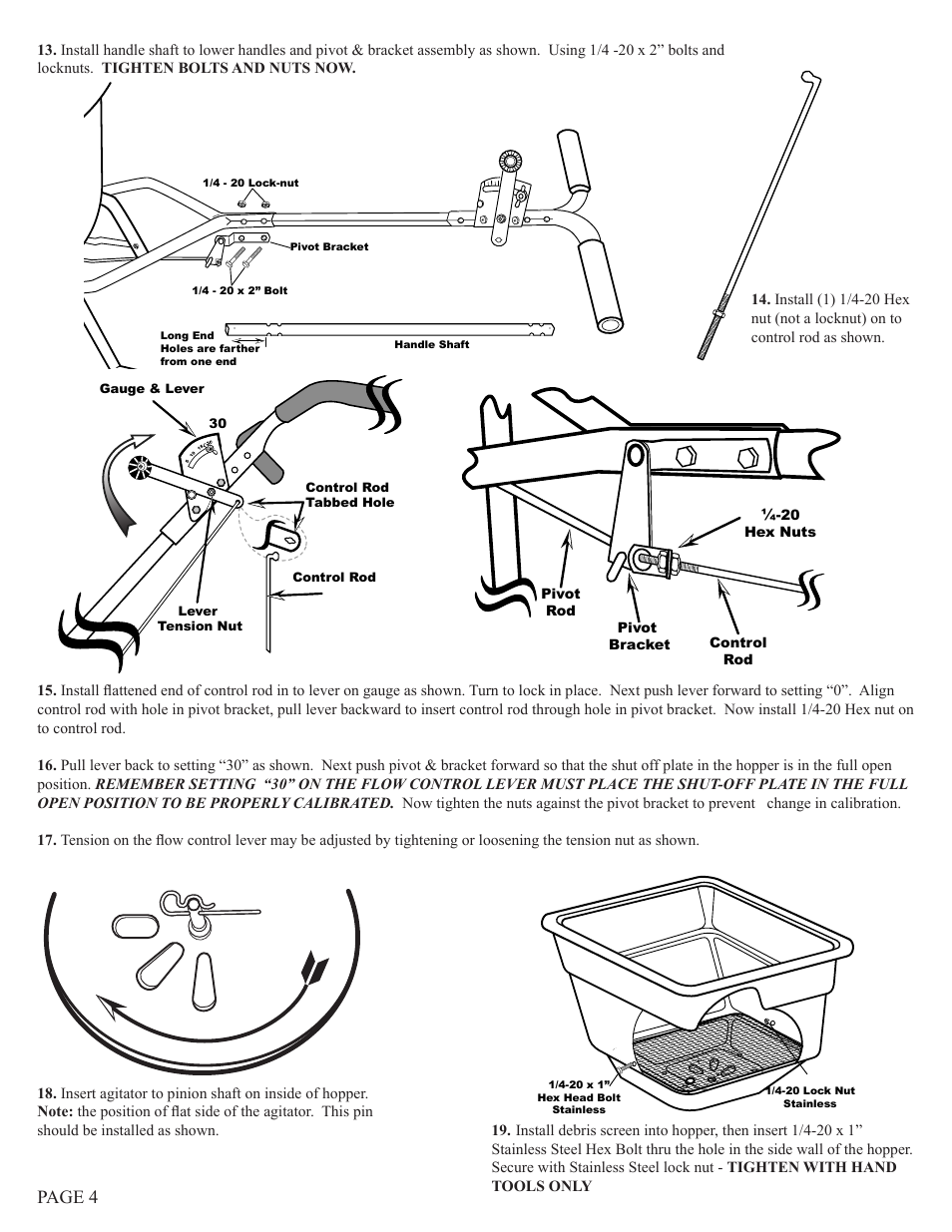 Page 4 | Earthway 2170 Commercial Broadcast Spreader User Manual | Page 4 / 6