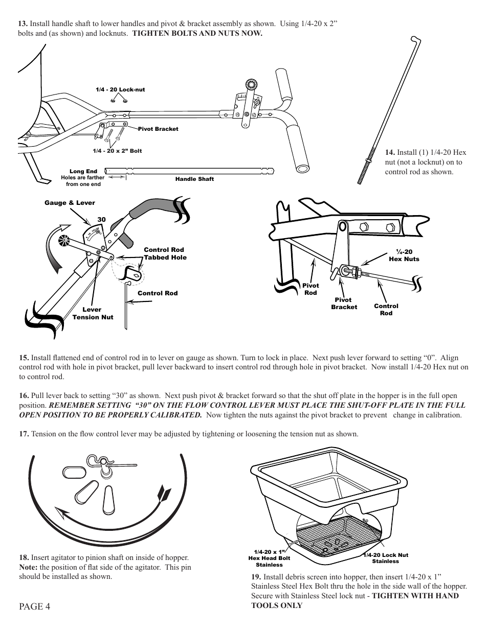 Page 4 | Earthway 2170PRO Commercial/Professional Broadcast Spreader User Manual | Page 4 / 6