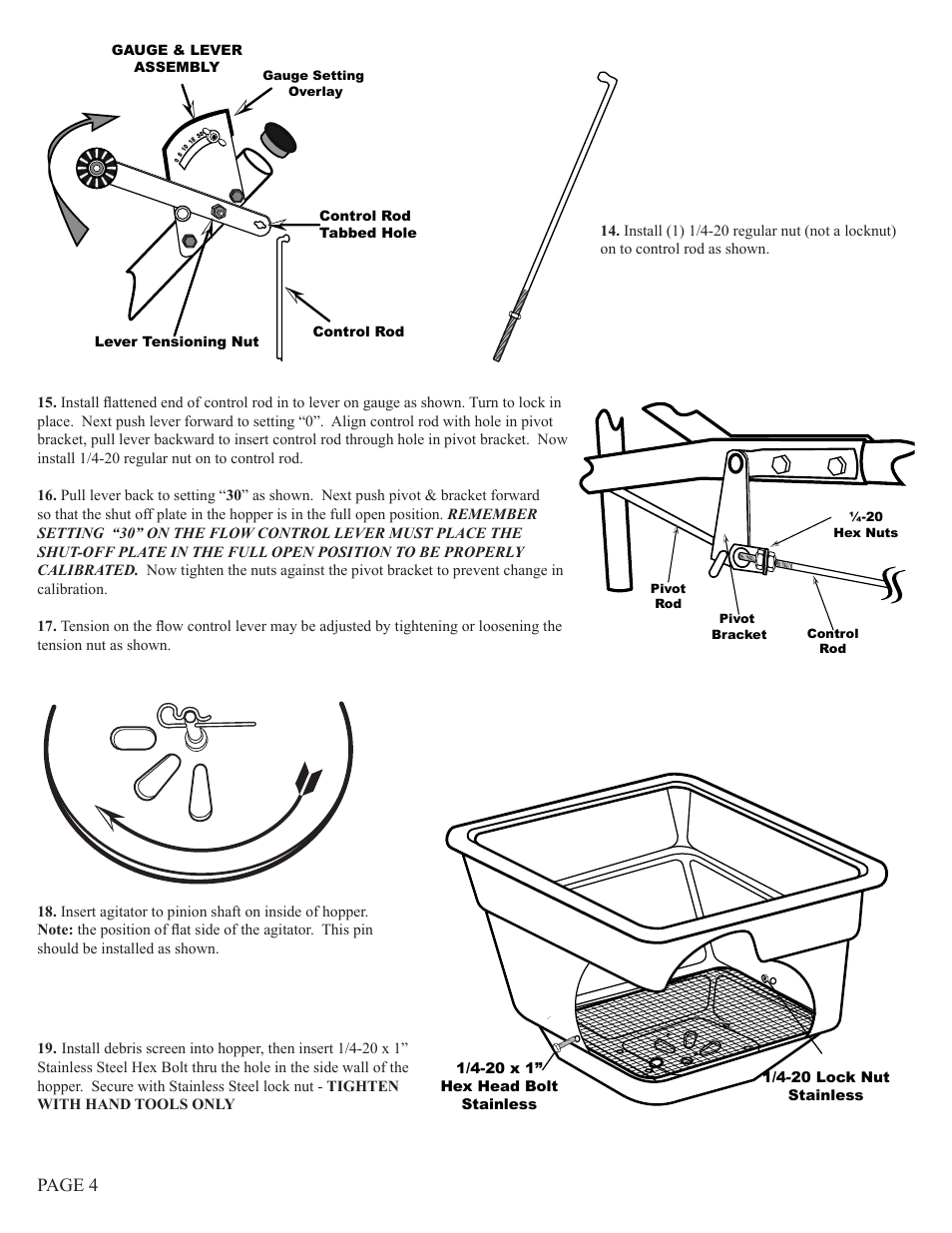 Page 4 | Earthway 2170T Commercial Tow Broadcast Spreader User Manual | Page 4 / 6