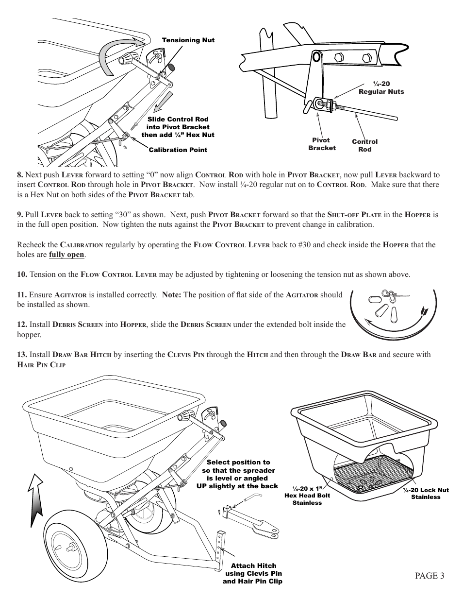 Page 3 | Earthway C25HDS Stainless Steel Professional Tow Broadcast Spreader User Manual | Page 3 / 5