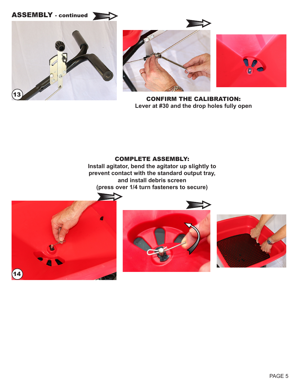 Earthway F80 Commercial Adaptable Broadcast Spreader User Manual | Page 5 / 11