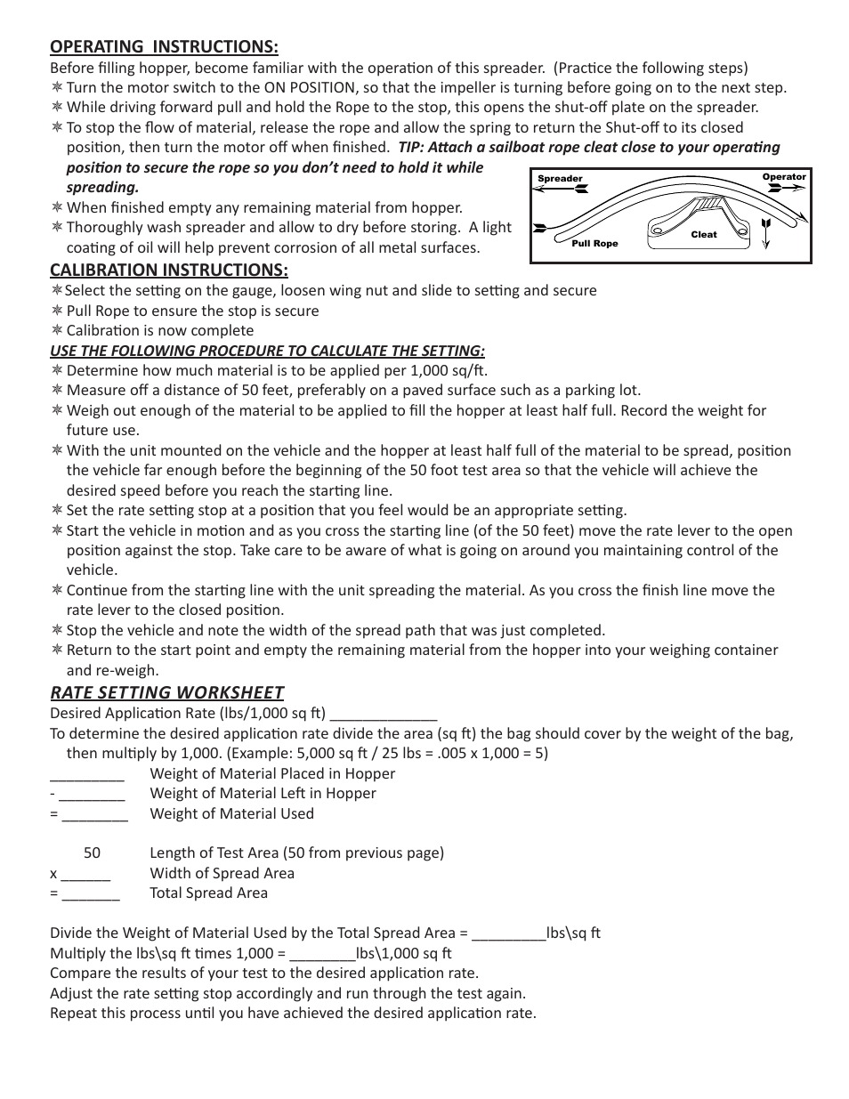 Earthway M21P Commercial 12-Volt Broadcast Spreader User Manual | Page 3 / 6