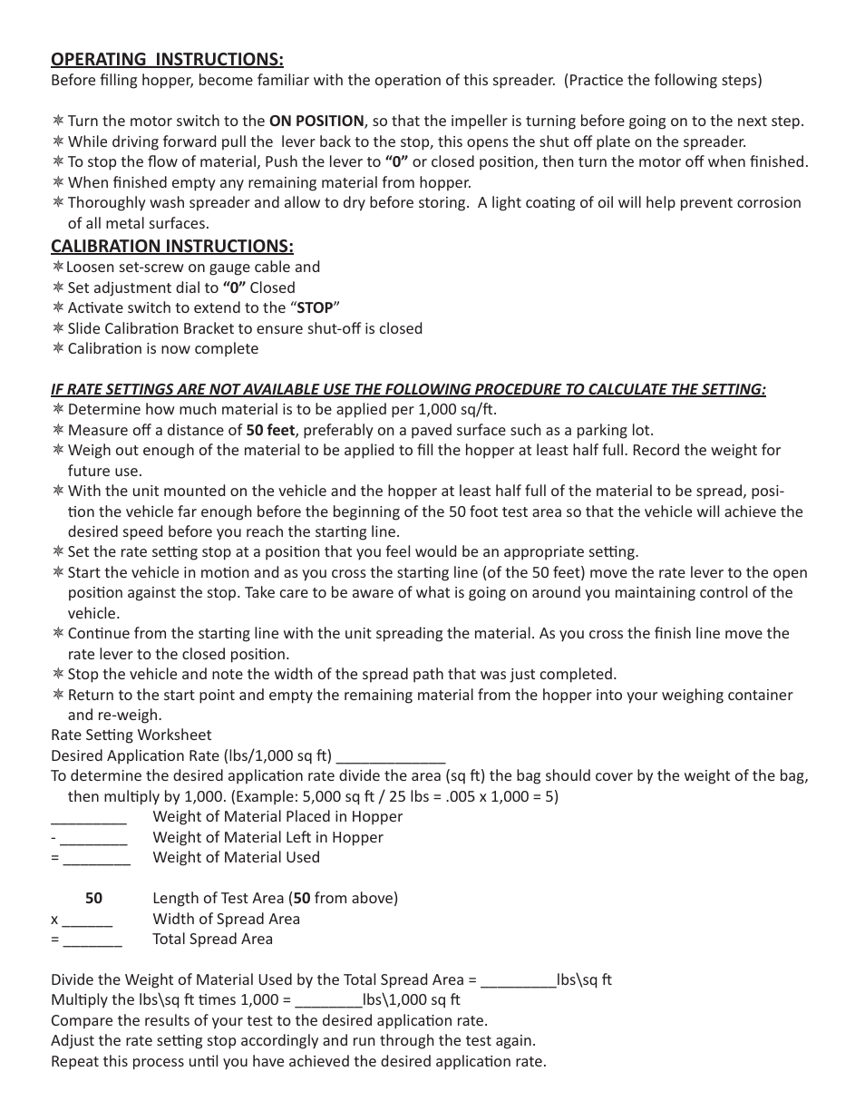 Earthway M30 12-Volt ATV Broadcast Spreader User Manual | Page 4 / 6