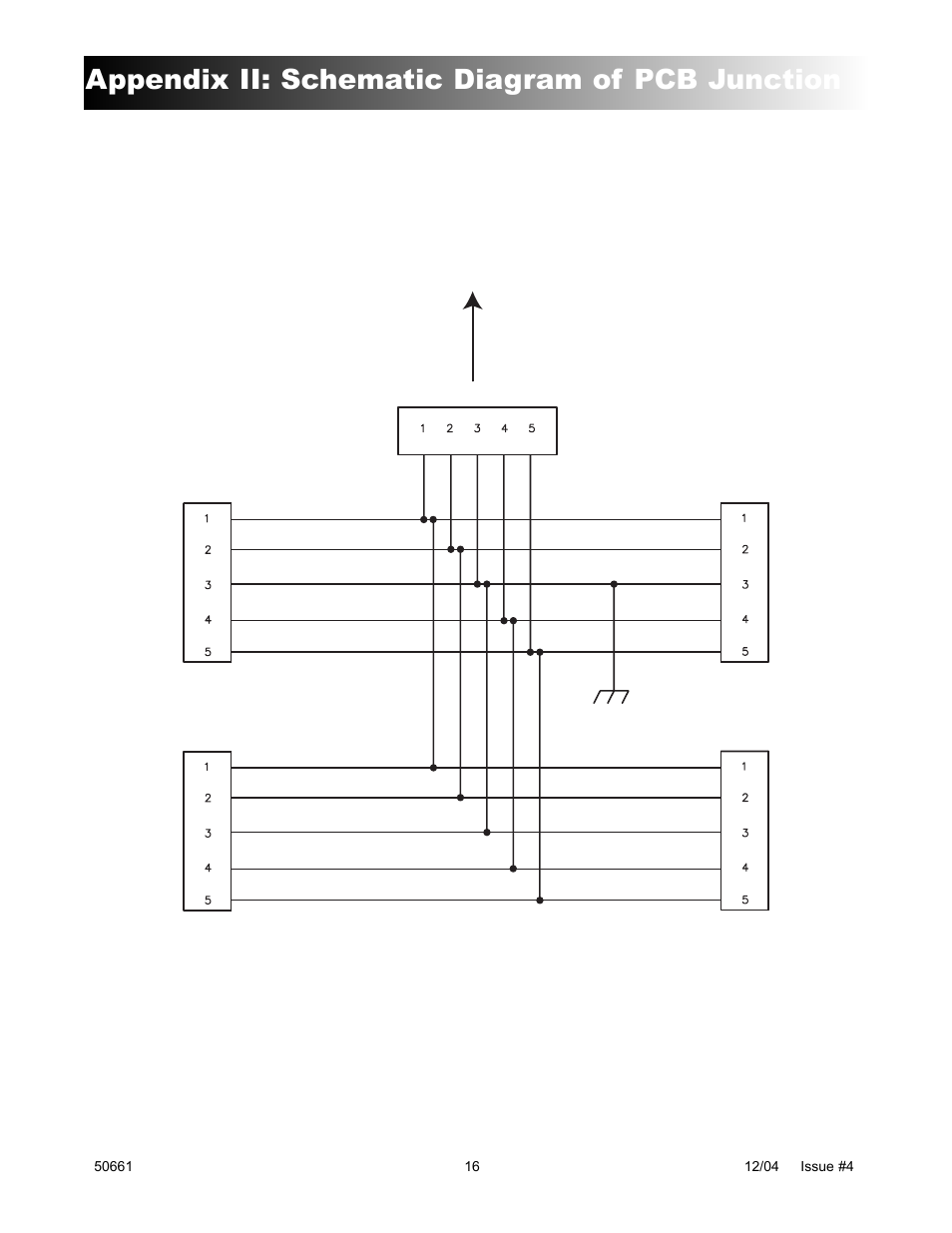 Appendix ii: schematic diagram of pcb junction | Fairbanks 6001 Delta Series Analog Platforms User Manual | Page 16 / 20