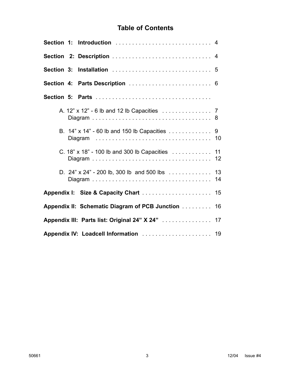 Fairbanks 6001 Delta Series Analog Platforms User Manual | Page 3 / 20