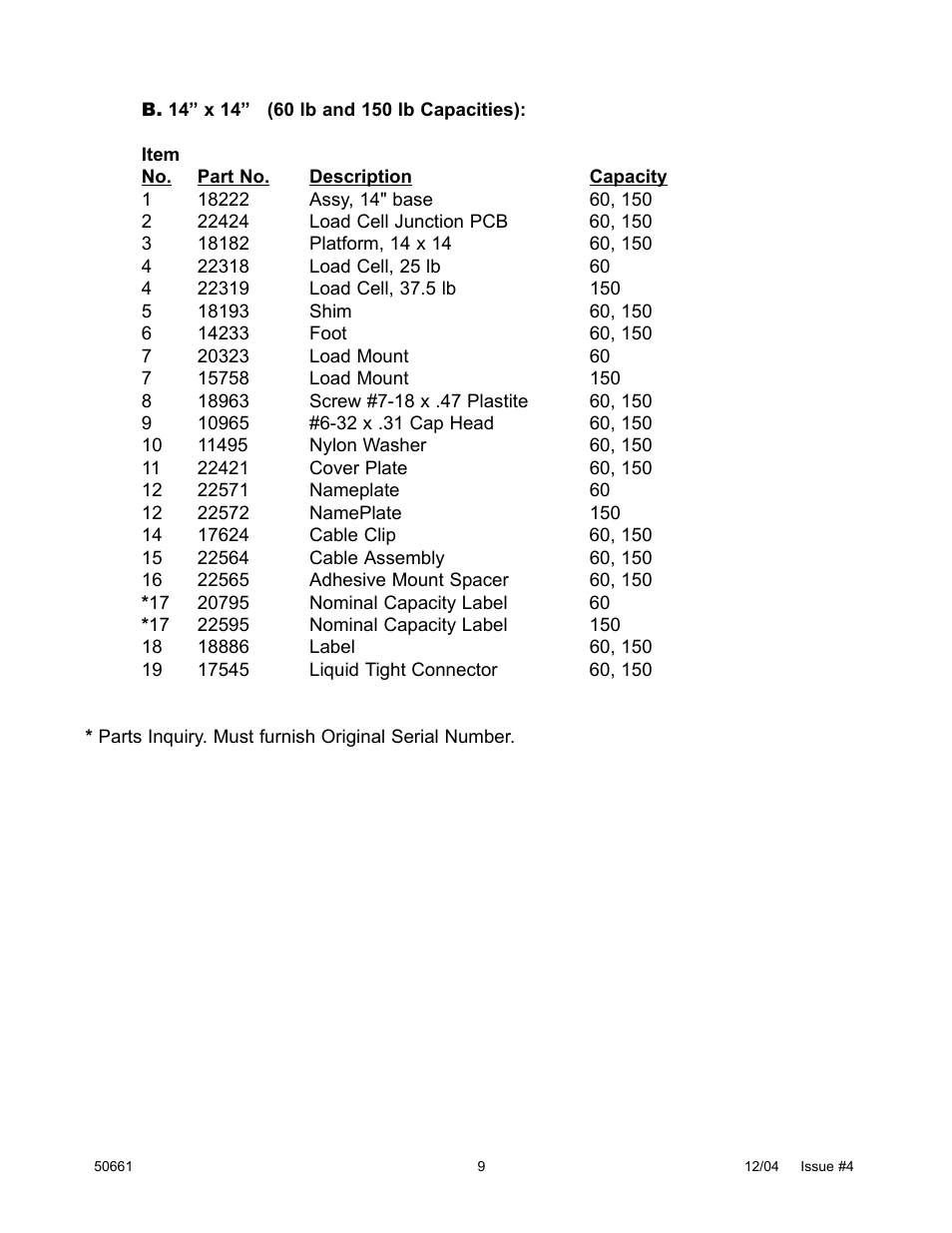 Fairbanks 6001 Delta Series Analog Platforms User Manual | Page 9 / 20