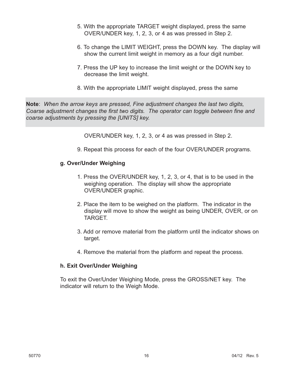Fairbanks 5001 Series QuickSilver IS User Manual | Page 16 / 25