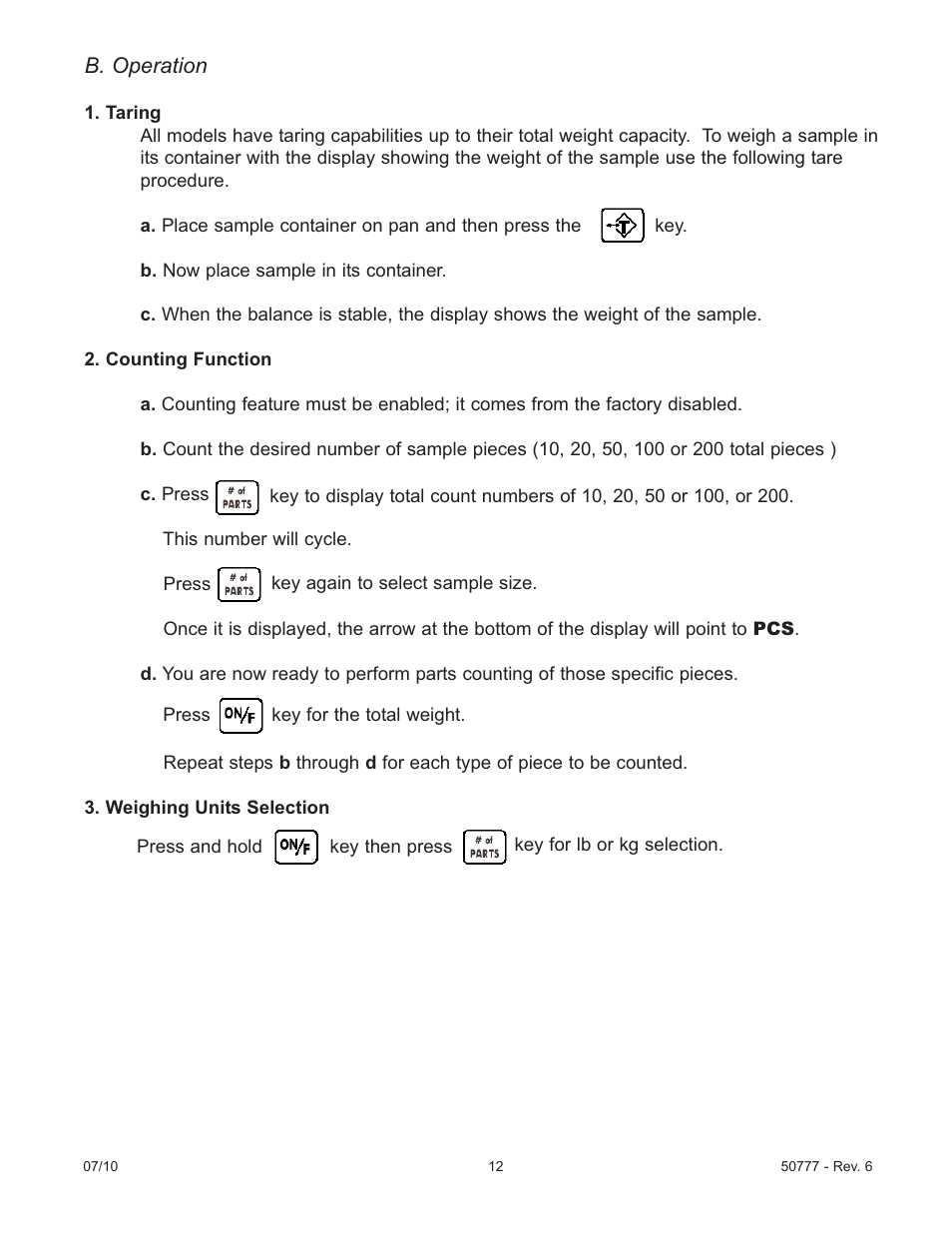 Fairbanks Series II Bench Scales User Manual | Page 12 / 14