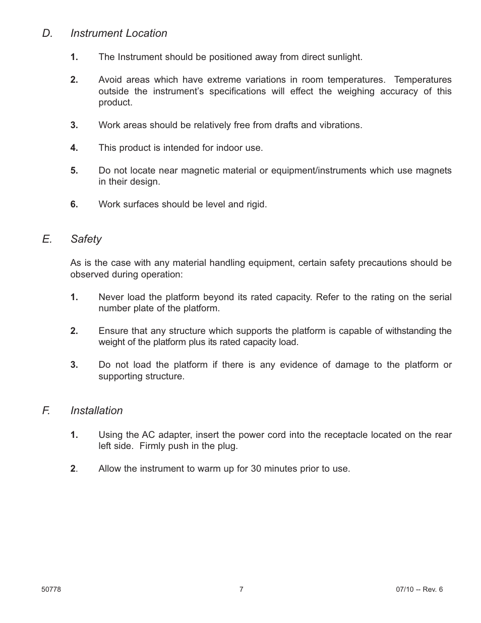 Fairbanks Series III Bench Scales User Manual | Page 7 / 15