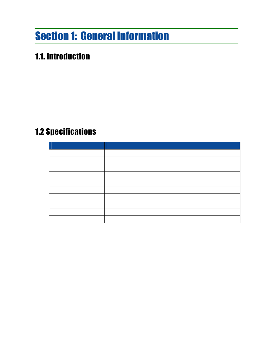 Introduction, 2 specifications | Fairbanks Ultegra Junior Bench Scale User Manual | Page 6 / 18