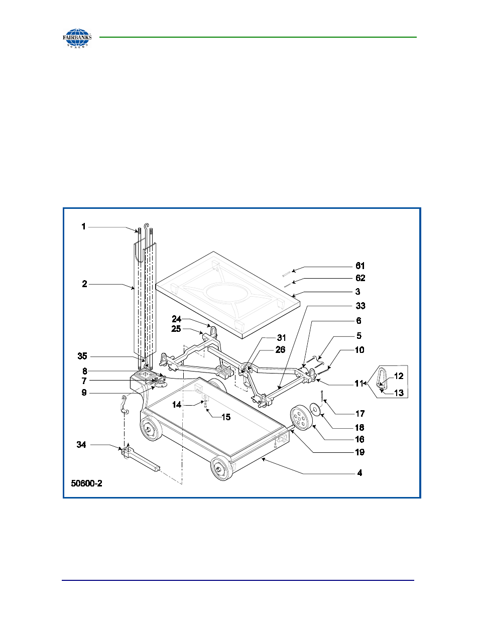 Wheel & pillar assembly, continued | Fairbanks 1129 SERIES Dual Platform Counting Scale User Manual | Page 14 / 50