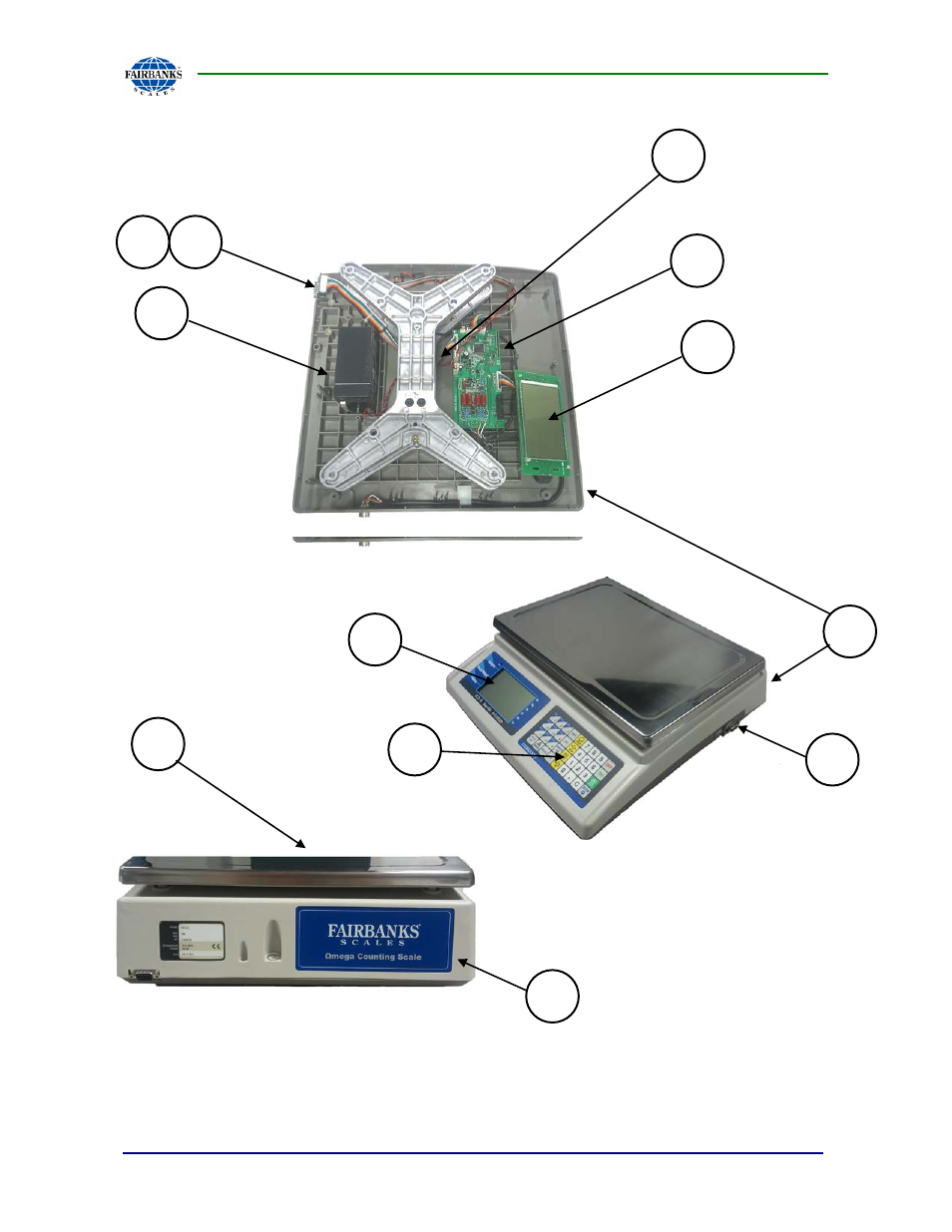 Parts diagram | Fairbanks 1129 SERIES Dual Platform Counting Scale User Manual | Page 46 / 50