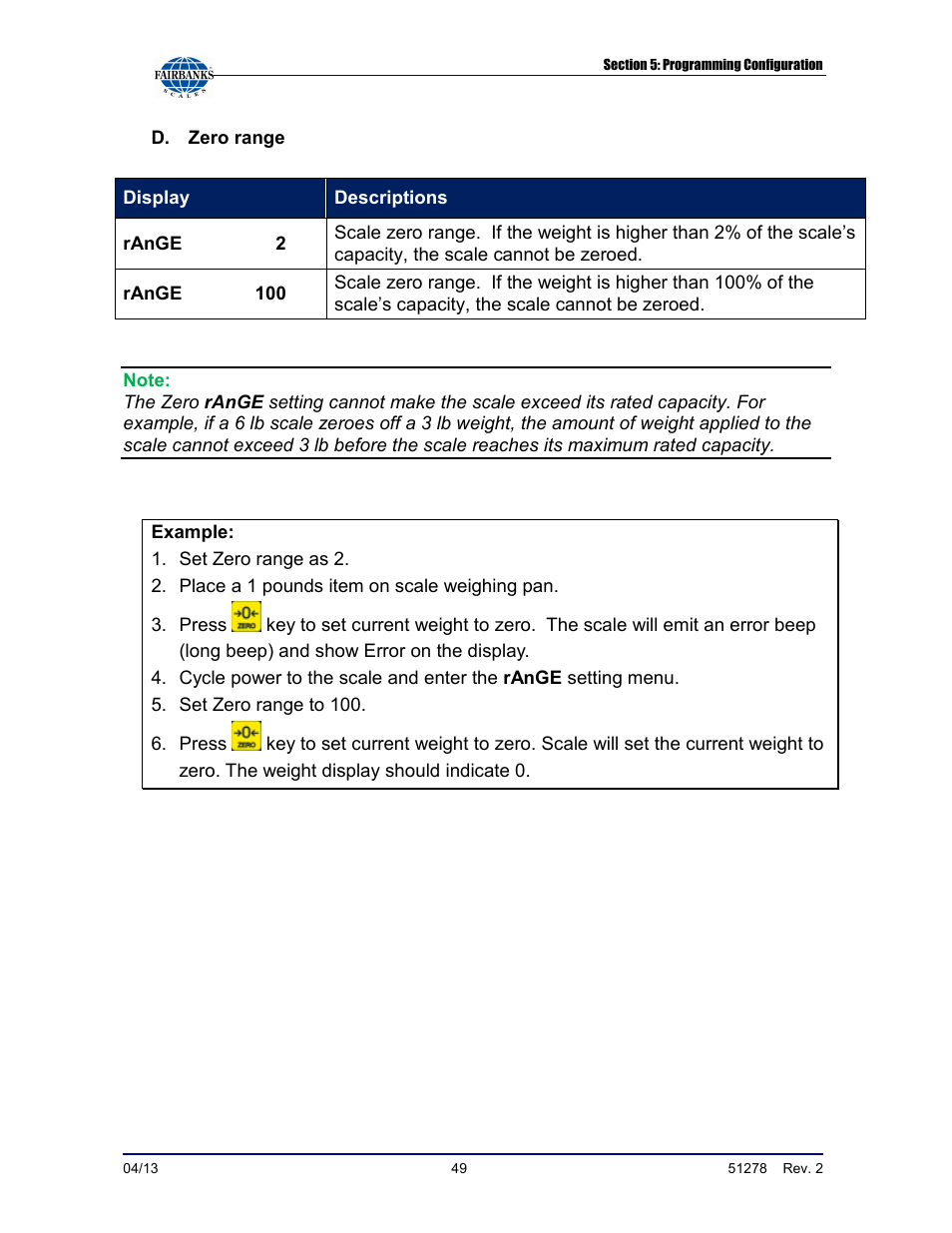 Fairbanks OMEGA SERIES COUNTING SCALE User Manual | Page 49 / 62