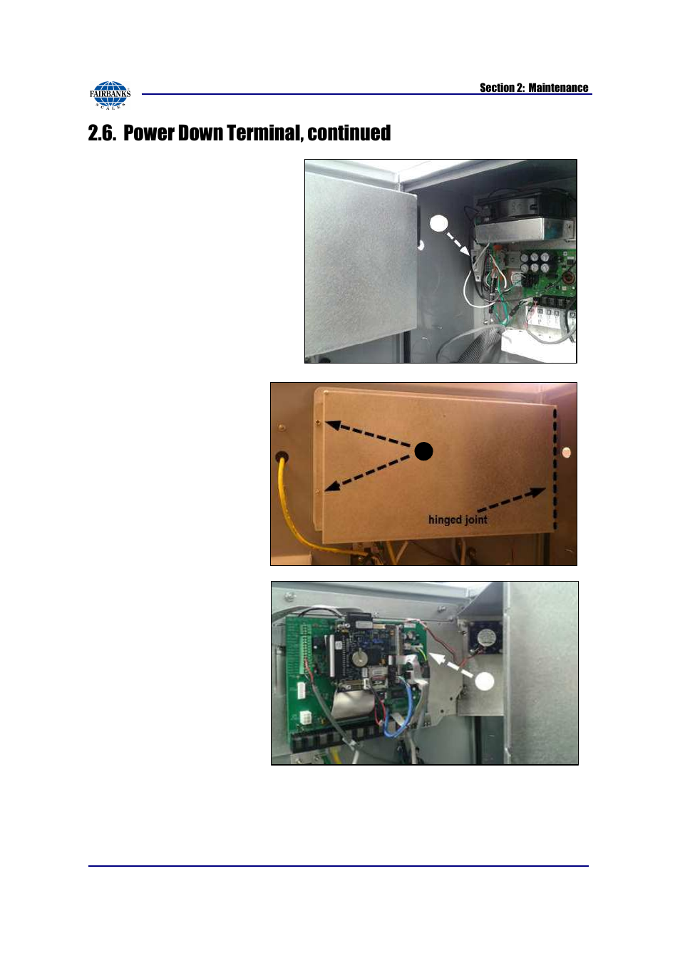 Power down terminal, continued | Fairbanks AN Series Fairbanks Access Solutions User Manual | Page 21 / 120