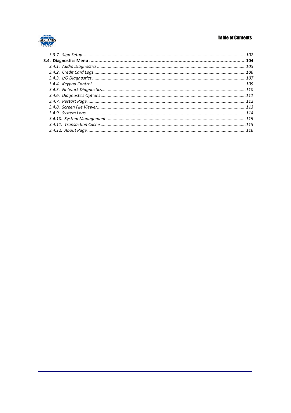 Fairbanks AN Series Fairbanks Access Solutions User Manual | Page 6 / 120