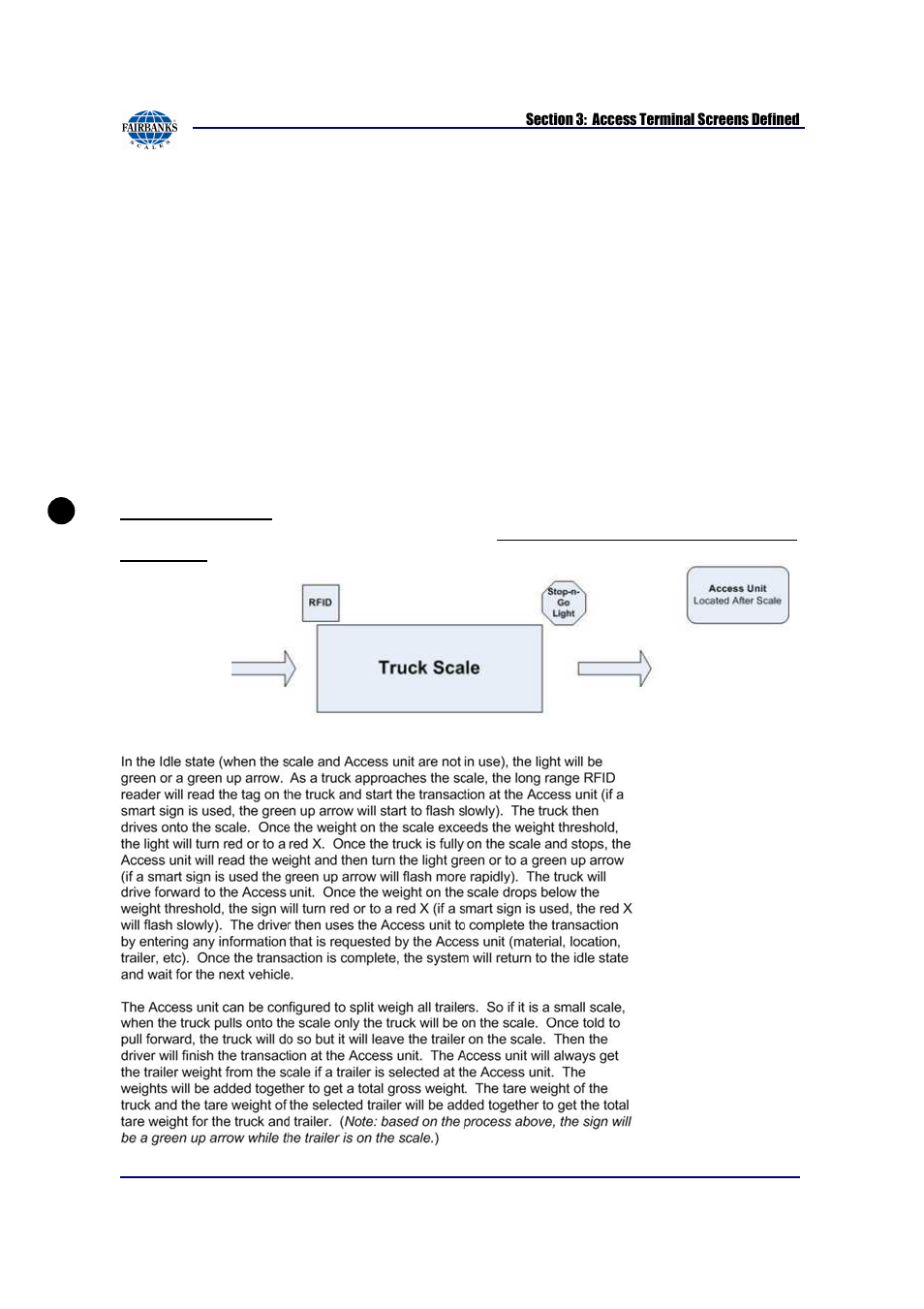 Weightment setup, continued | Fairbanks AN Series Fairbanks Access Solutions User Manual | Page 67 / 120