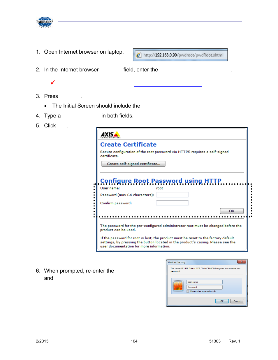 Camera setup | Fairbanks FB2550 DAT SERIES DRIVER ACCESS TERMINAL User Manual | Page 104 / 159