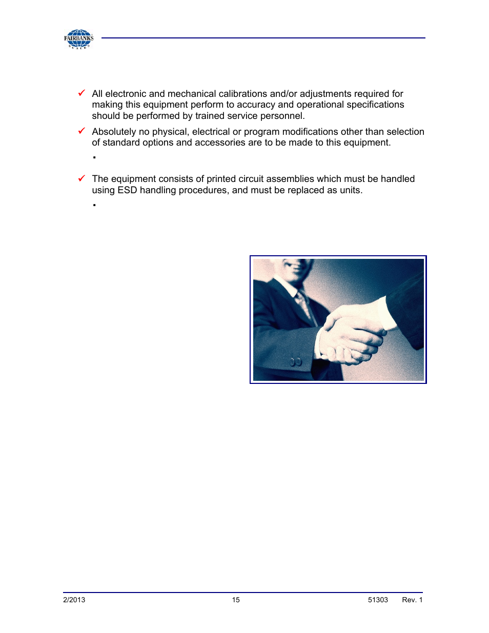 Users’ responsibilities | Fairbanks FB2550 DAT SERIES DRIVER ACCESS TERMINAL User Manual | Page 15 / 159