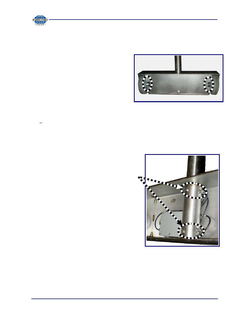 Assembling the pillar | Fairbanks Aegis Transport Scale User Manual | Page 13 / 32