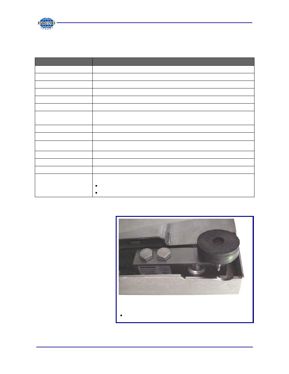 Specifications | Fairbanks Aegis Transport Scale User Manual | Page 8 / 32