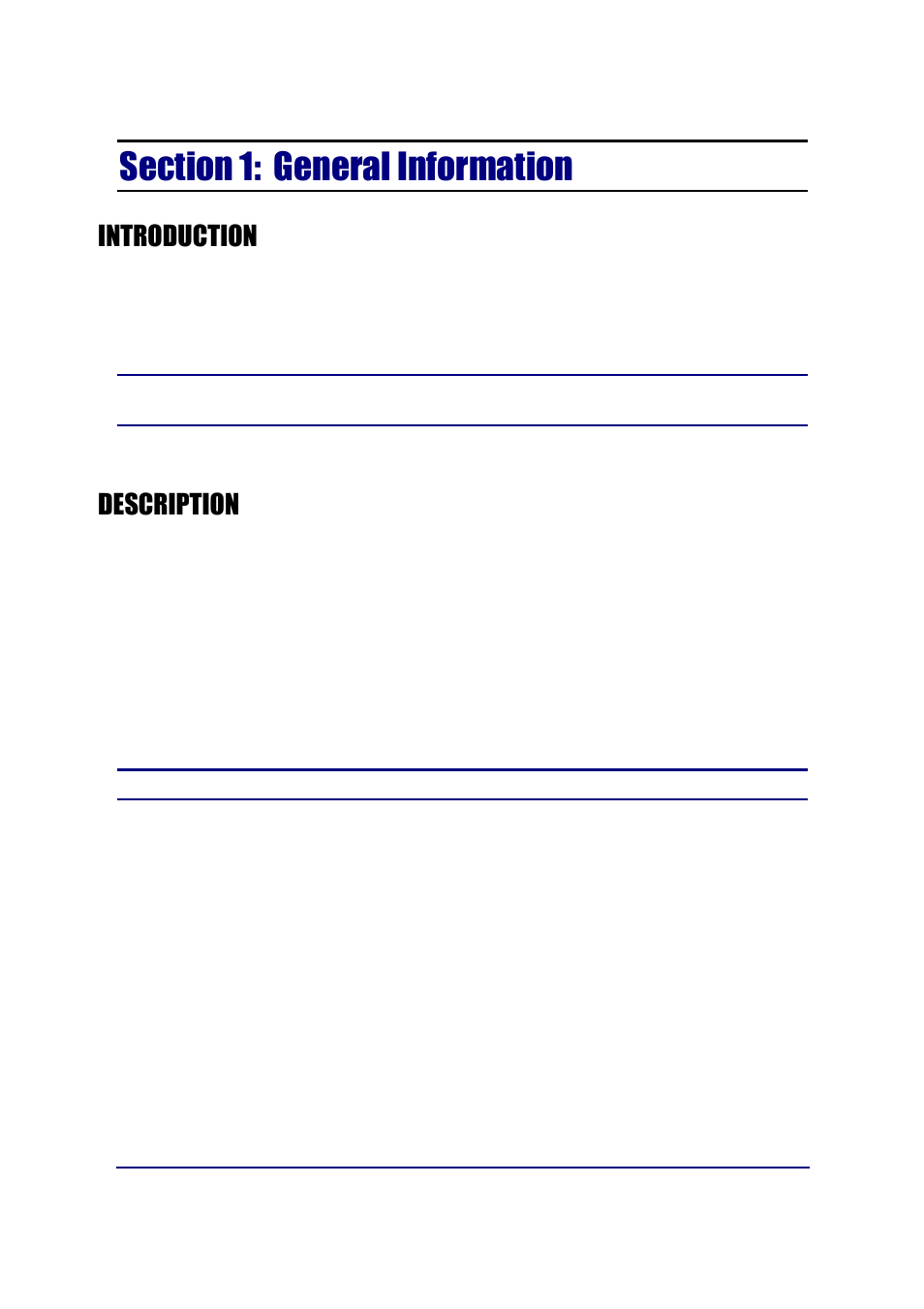 Introduction, Description | Fairbanks Aegis Industrial Mild Steel User Manual | Page 7 / 30