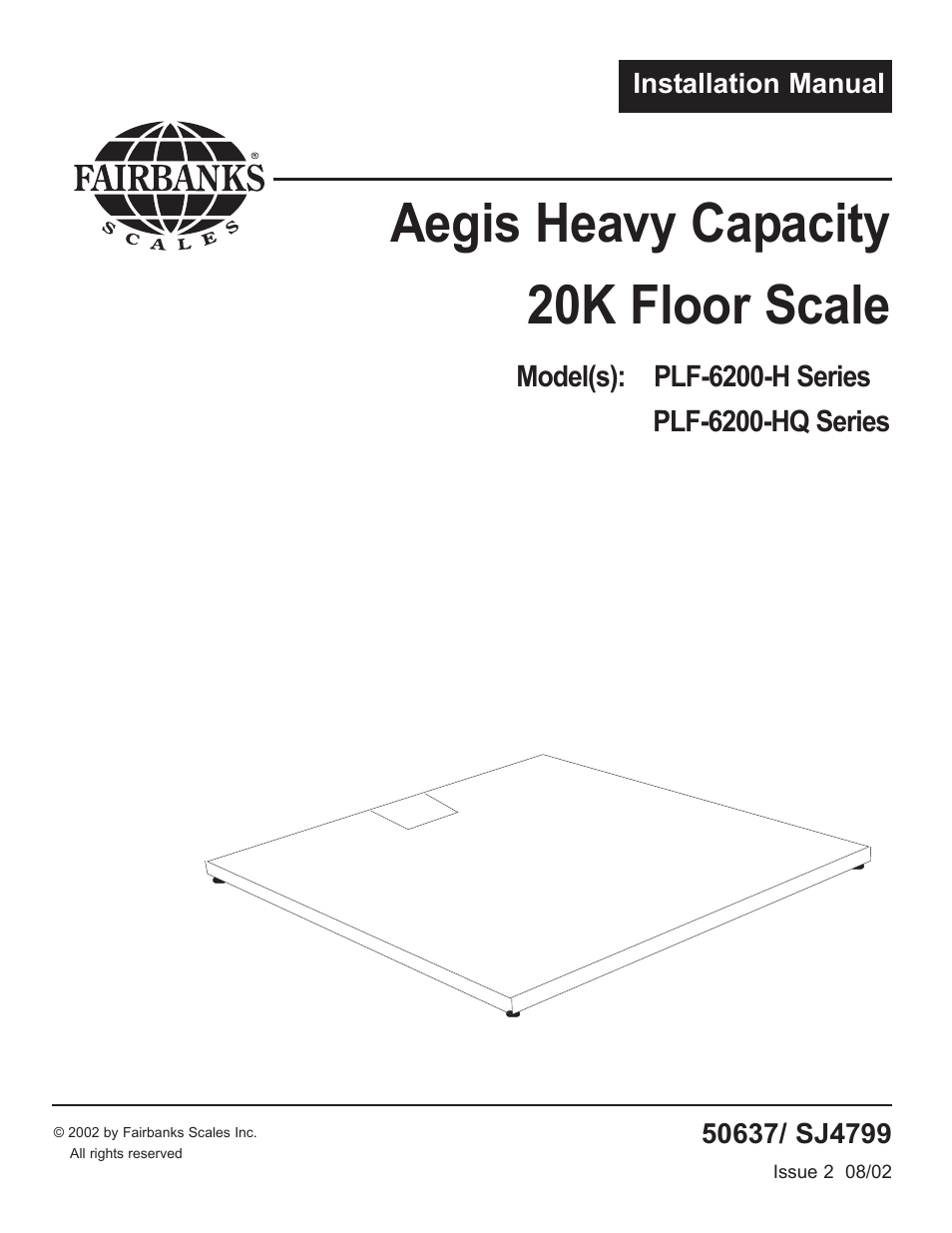Fairbanks Aegis Heavy Capacity PLF-6200-HQ Series User Manual | 18 pages