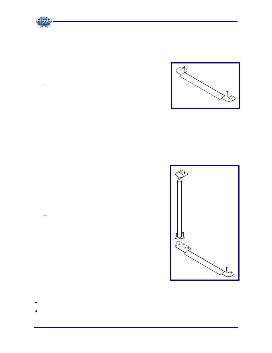 Installing the ramp(s), Installing ramp(s) with integral pillar | Fairbanks Aegis Drum Scales User Manual | Page 17 / 34