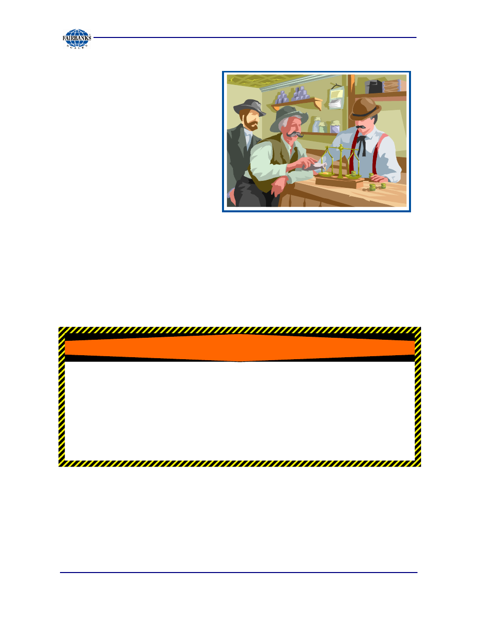 General service policy, The customer/operator's responsibility | Fairbanks Aegis Drum Scales User Manual | Page 9 / 34