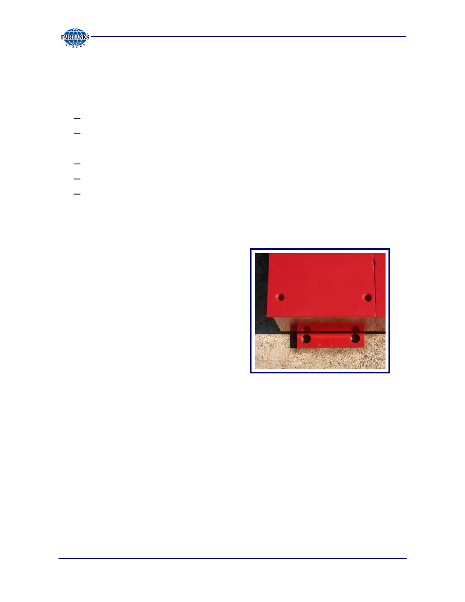 Securing the base plate | Fairbanks Aegis Coil Scales User Manual | Page 20 / 42