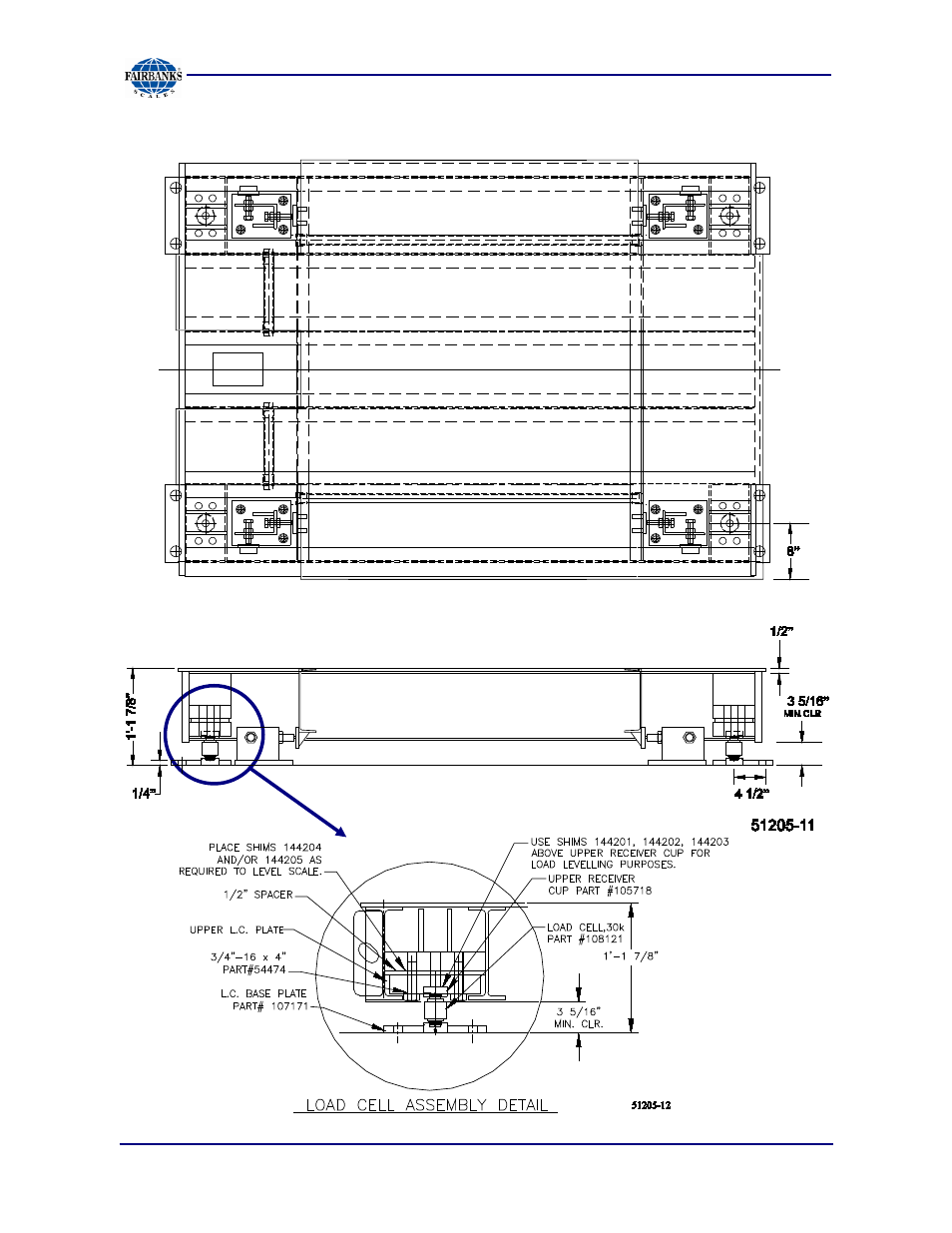 Dimensions diagram | Fairbanks Aegis Coil Scales User Manual | Page 35 / 42