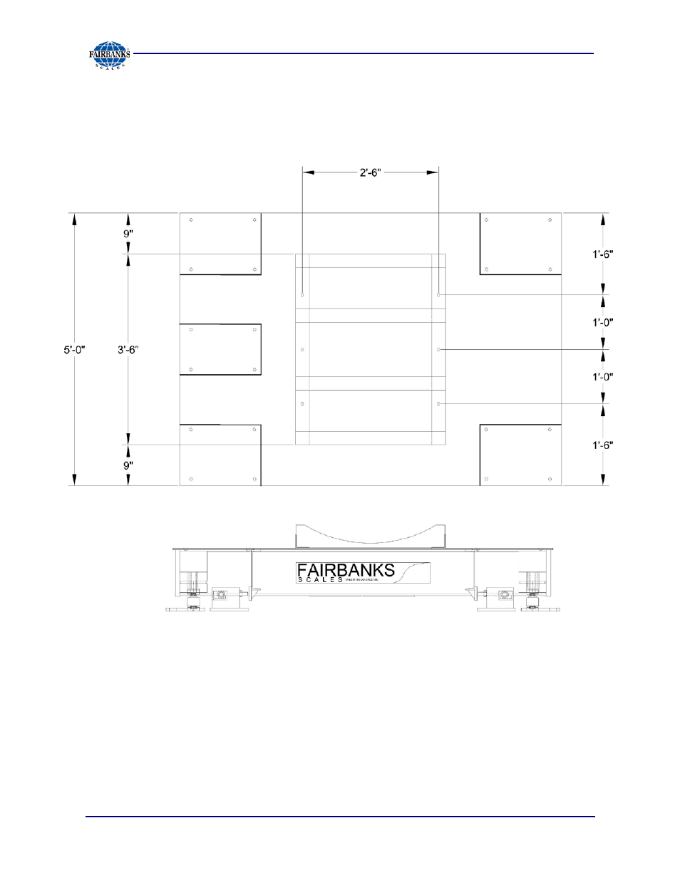 Five (5’) foot cradle, aegis coil scale | Fairbanks Aegis Coil Scales User Manual | Page 38 / 42